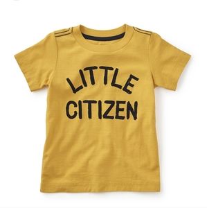 4/$25 Tea Collection Little Citizen t-shirt